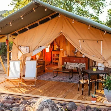 Luxury tent Equi-lodge Avec Au Lac Du Salagou